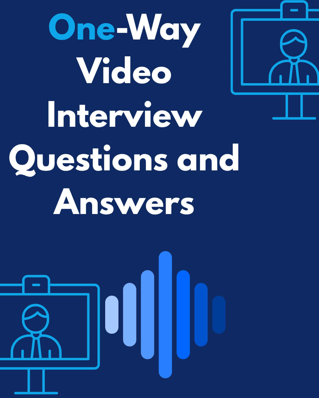 PeakSpeak AI banner for one-way video interview questions and answers