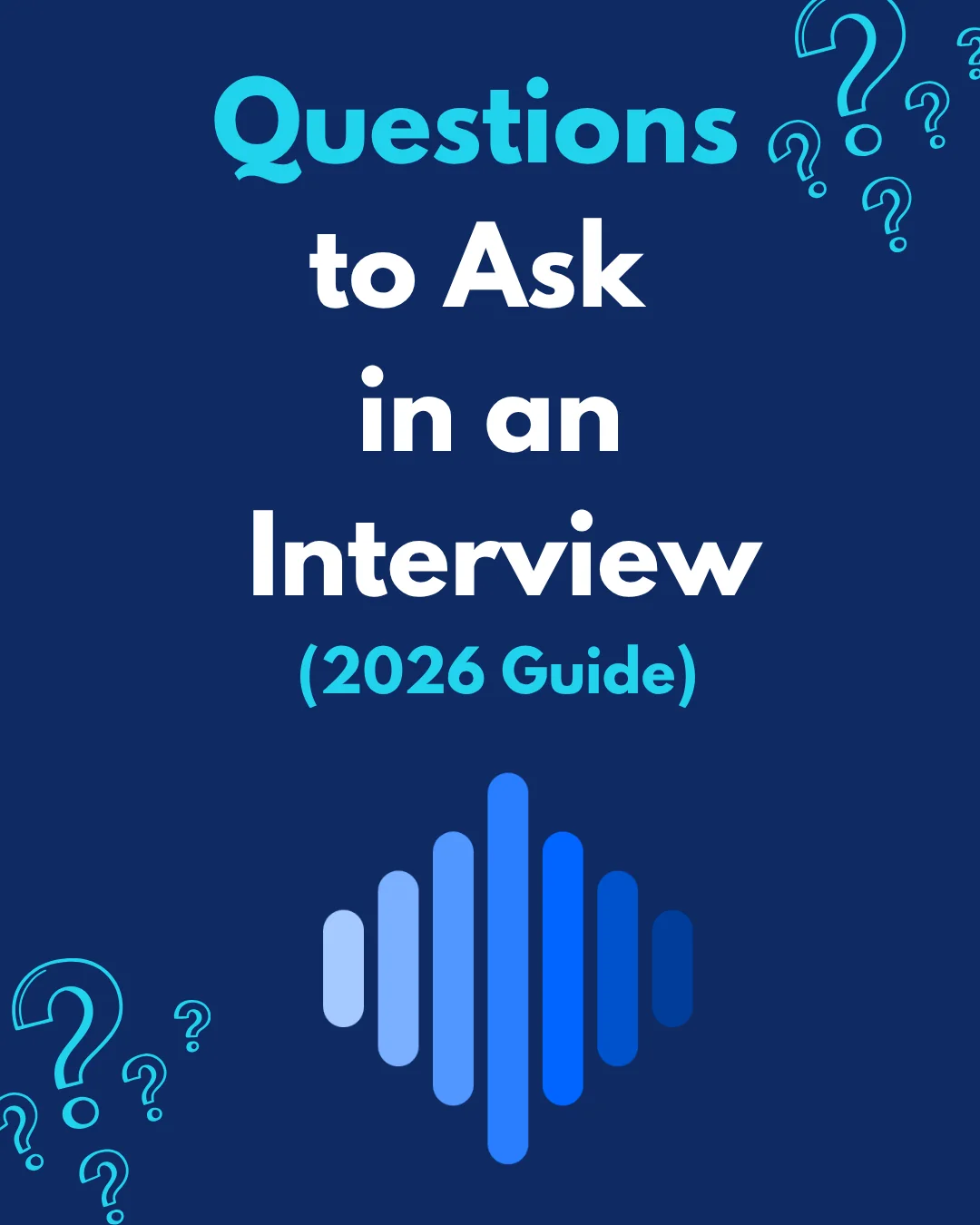 PeakSpeak AI guide banner for questions to ask in an interview