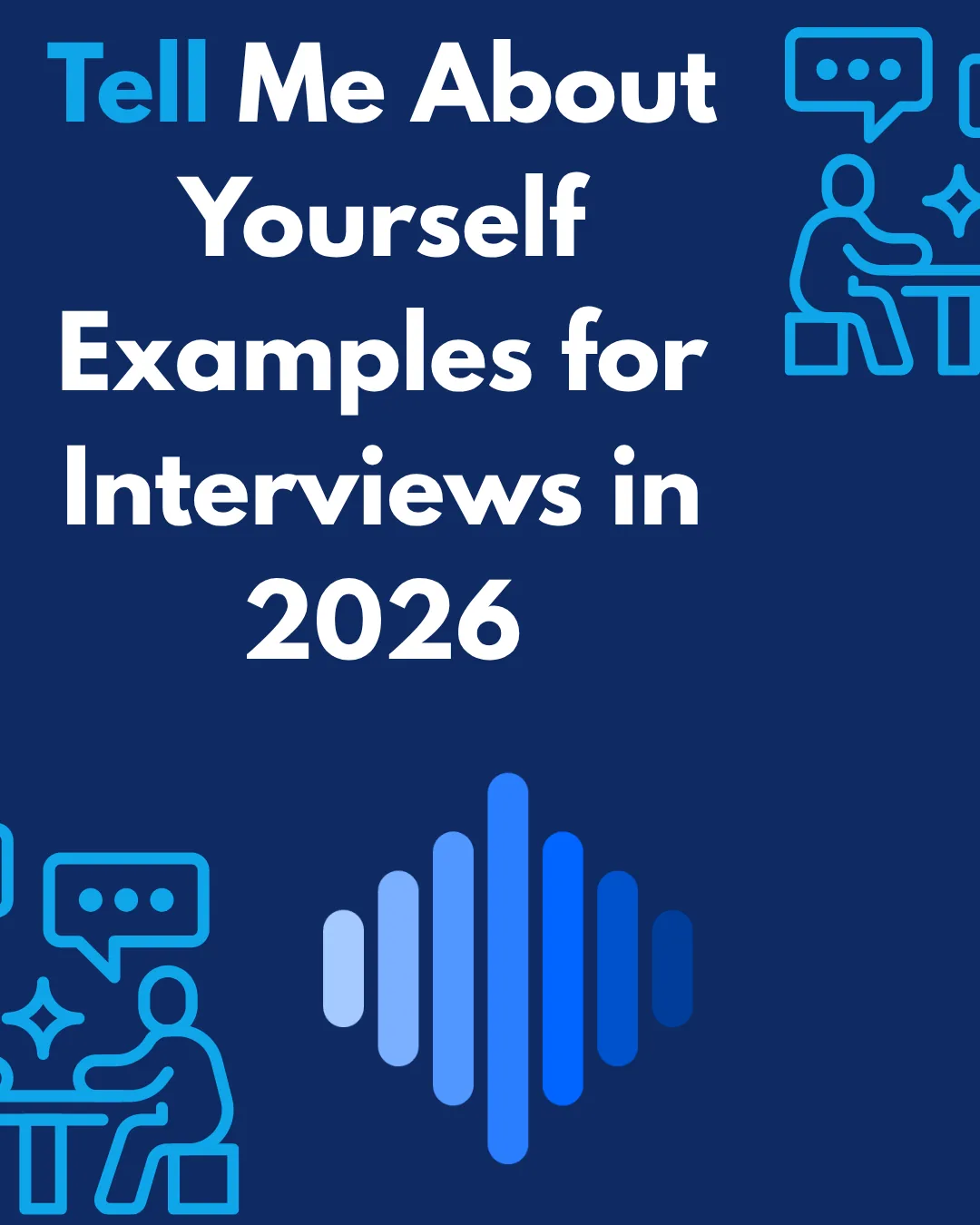 PeakSpeak AI guide banner for tell me about yourself interview examples
